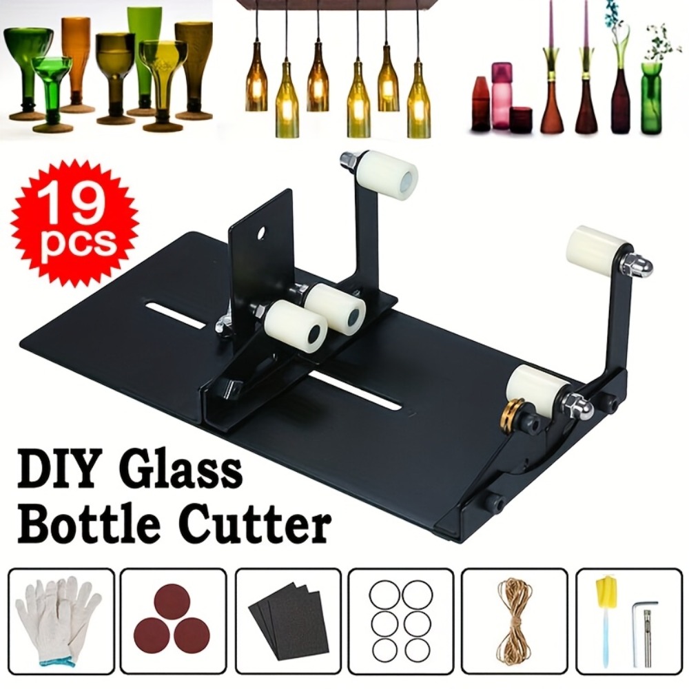 Wine Beer Combination - Set di strumenti per tagliare bottiglie