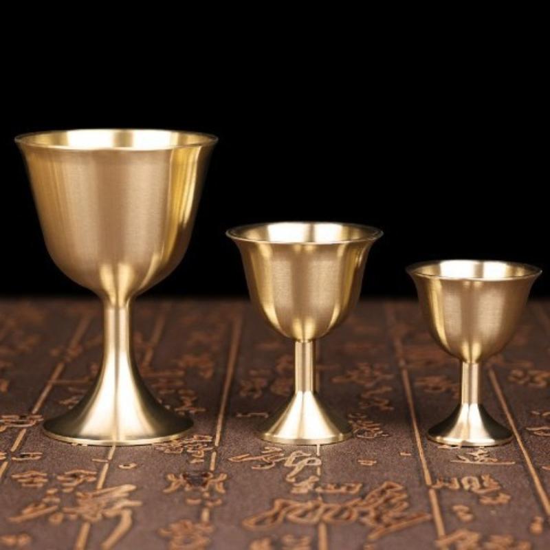 Wine In Beer Glass - 【Tazza vintage in ottone S/M/L, bicchiere