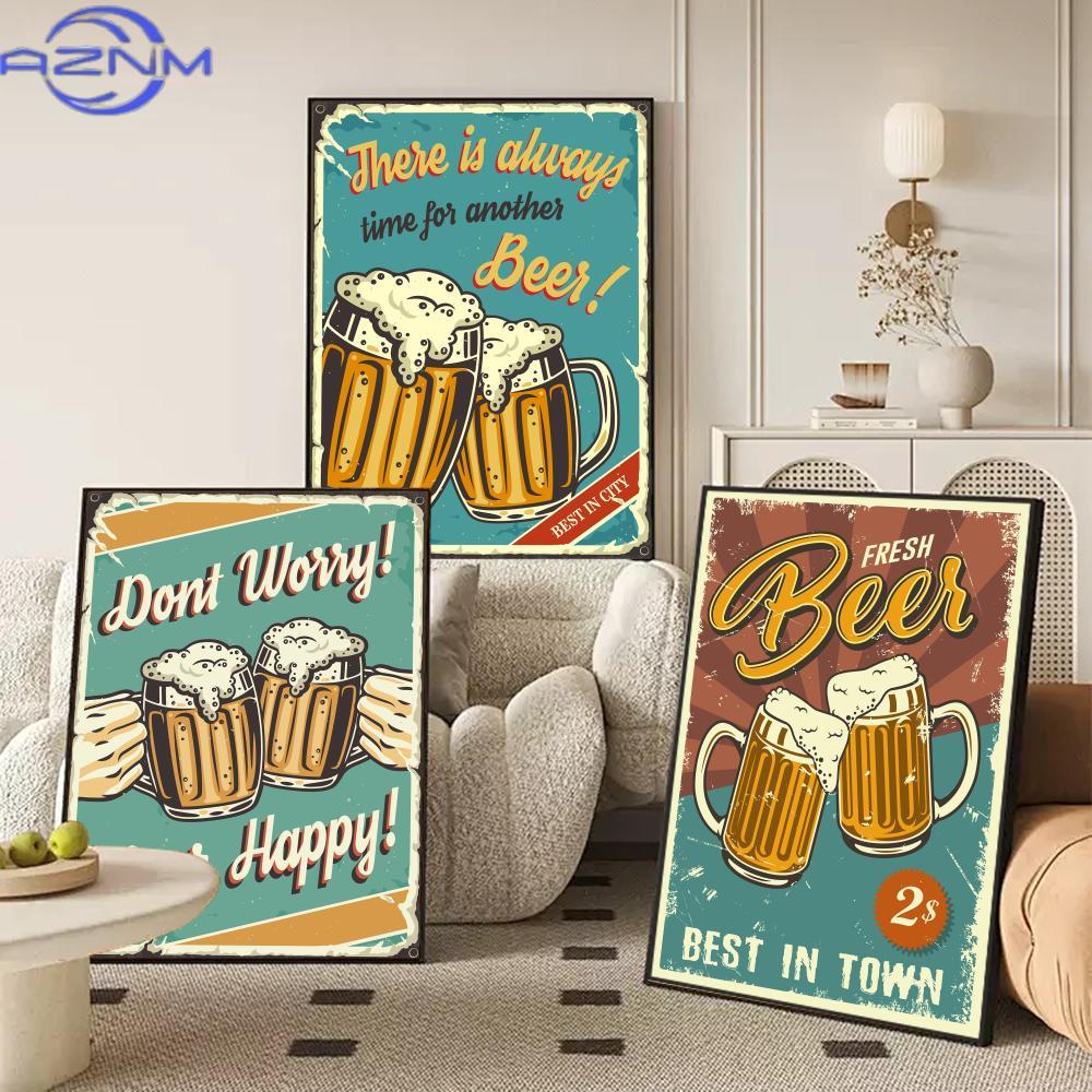 Wine Beer Combination - AZNM Beer Wine - Poster su