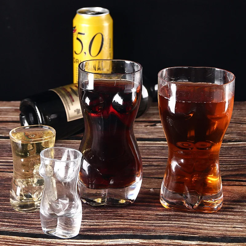 Wine Beer Mix - Sexo Lady Men bicchieri da whisky