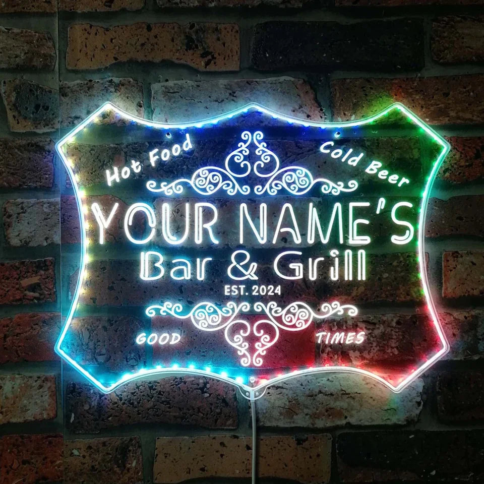 Wine Beer Name - Personalizzato il tuo nome Bar &