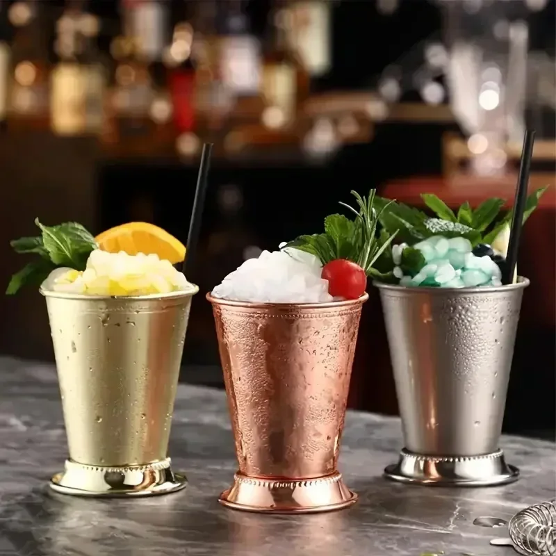 Wine Beer Mix - Bicchiere Mint Julep in Acciaio Inossidabile