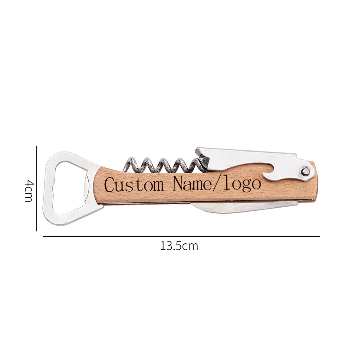 20 Pezzi Apribottiglie in Legn - Wine Beer Name recensione e prezzo